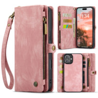 Solidenz Urban Wallet iPhone 16 Plus hoesje – Roze