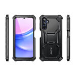 Armorbox Samsung Galaxy A16 hoesje met screen protector - Zwart - Afbeelding 2