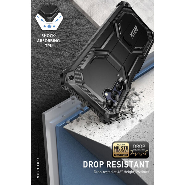 Armorbox Samsung Galaxy A16 case with screen protector - Black - Image 4