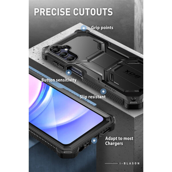 Armorbox Samsung Galaxy A16 case with screen protector - Black - Image 6