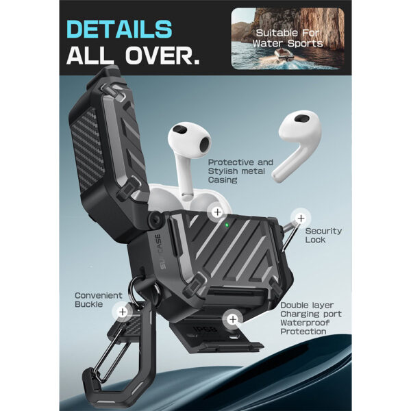 Supcase AirPods 4 hoesje Unicorn Beetle Pro - Afbeelding 5