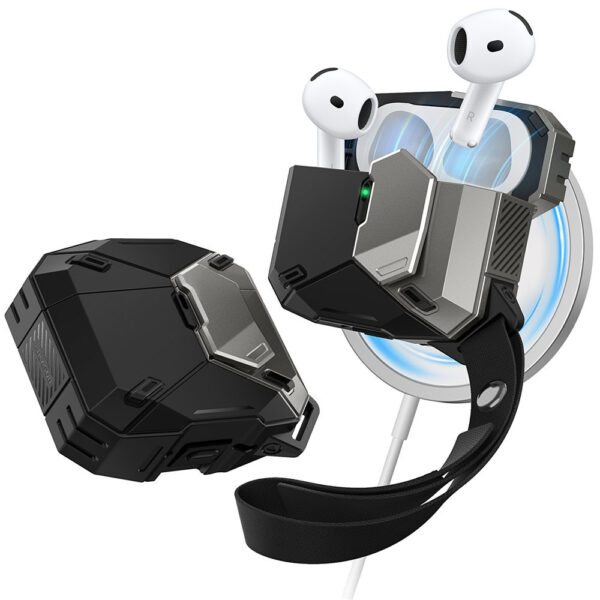 i-Blason AirPods 4 hoesje Matrix geschikt voor MagSafe
