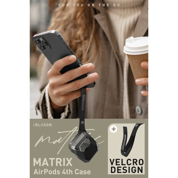 i-Blason AirPods 4 hoesje Matrix geschikt voor MagSafe - Afbeelding 9