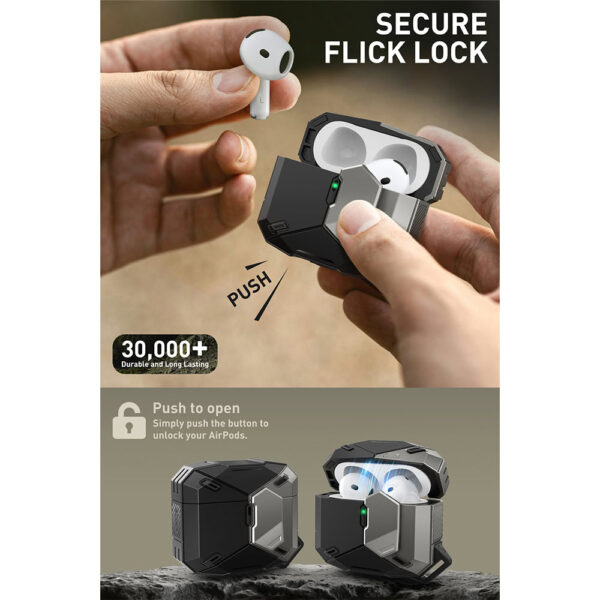 i-Blason AirPods 4 hoesje Matrix geschikt voor MagSafe - Afbeelding 4