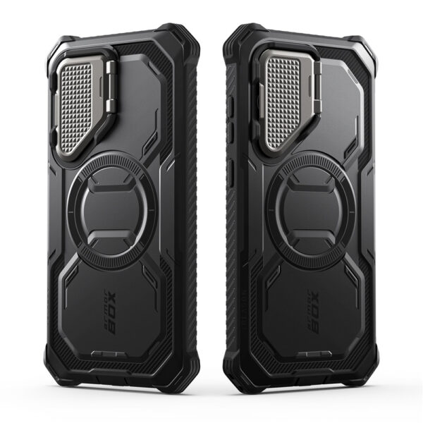 Armorbox Samsung Galaxy S25 hoesje met screen protector - Zwart - Afbeelding 10