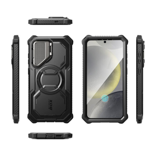 Armorbox Samsung Galaxy S25 hoesje met screen protector - Zwart - Afbeelding 9