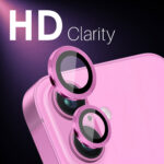 Solidenz Cameralens only protector iPhone 16 / 16 Plus - Roze - Afbeelding 3