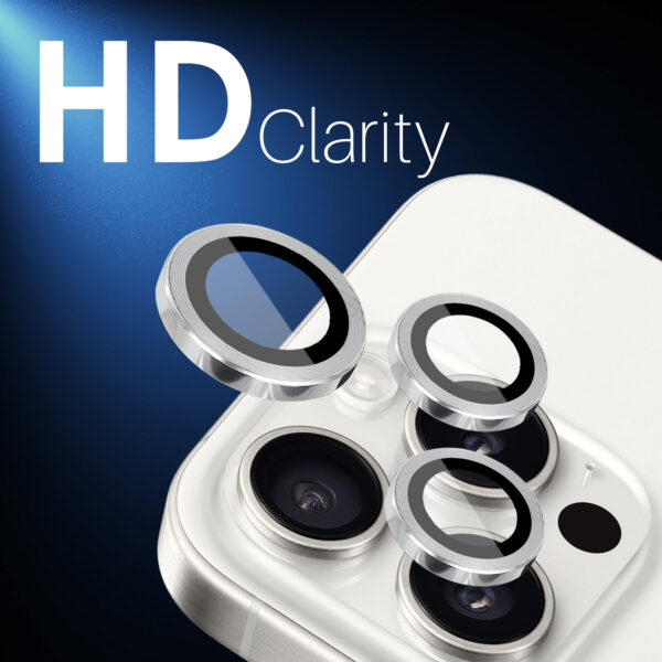 Solidenz Cameralens only protector iPhone 16 Pro / 16 Pro Max - White Titanium - Afbeelding 3