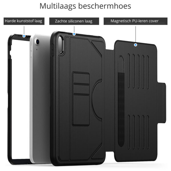 Solidenz Magnetische hoes iPad 11 en iPad 10 - 10.9 inch - Zwart - Afbeelding 2