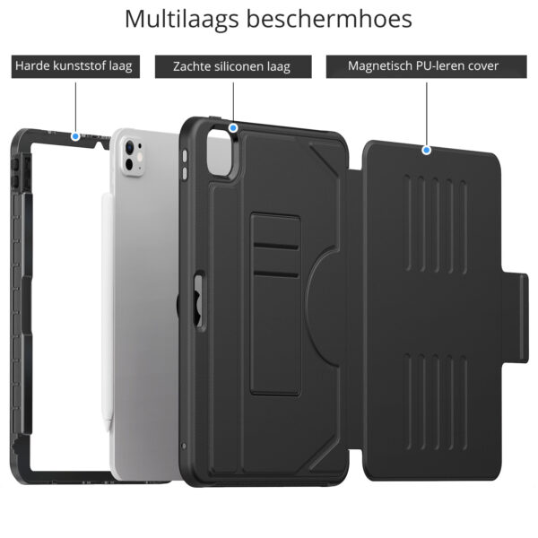 Solidenz Magnetic case iPad Pro M4 2024 - 11 inch 2024 - Black - Image 2