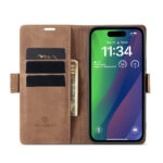 Solidenz Urban Book iPhone 16e hoesje - Bruin - Afbeelding 5
