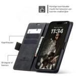 Solidenz Urban Book iPhone 16th case - Black - Image 6