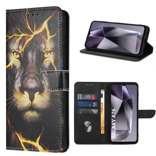 Solidenz bookcase Samsung Galaxy A26 - Leeuw