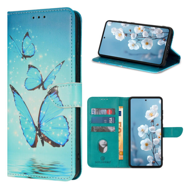 Solidenz bookcase Samsung Galaxy A56 / A36 - Vlinders