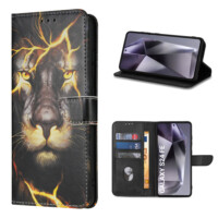 Solidenz bookcase Samsung Galaxy S24 FE – Lion
