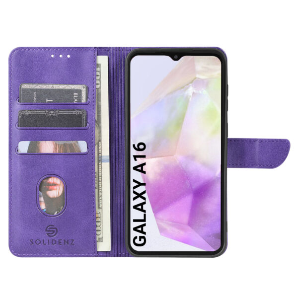 Solidenz bookcase Samsung Galaxy A16 - Paars - Afbeelding 4