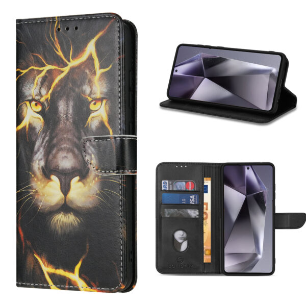 Solidenz bookcase Samsung Galaxy A56 / A36 - Leeuw