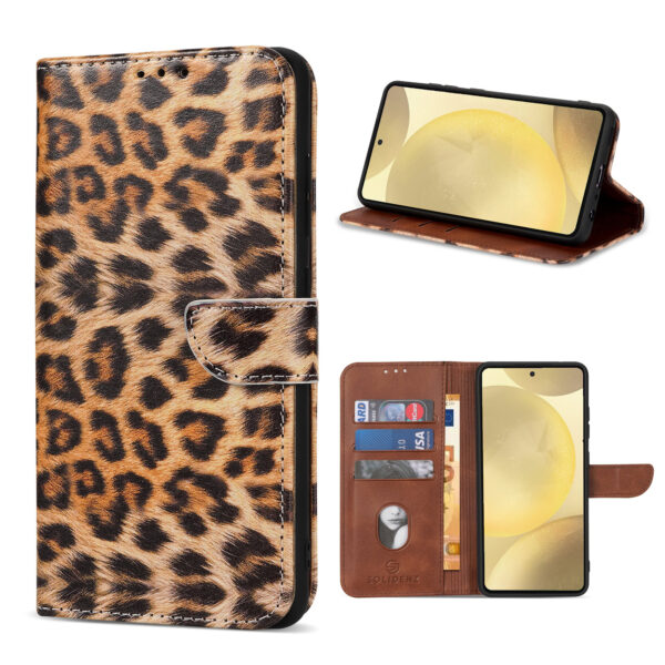 Solidenz bookcase Samsung Galaxy A56 / A36 - Luipaard