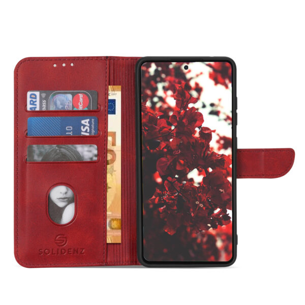 Solidenz bookcase Samsung Galaxy A56 / A36 - Rood - Afbeelding 4