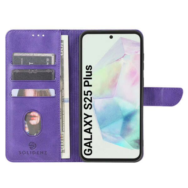 Solidenz bookcase Samsung Galaxy S25 Plus - Purple - Image 4