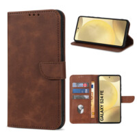 Solidenz bookcase Samsung Galaxy S24 FE – Brown