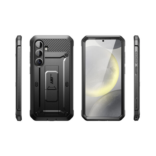 Supcase UB Pro hoesje geschikt voor Samsung Galaxy S25 - Met en zonder screen protector - Zwart - Afbeelding 2