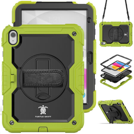 Turtle Shift Extreme Protection 360 Backcase Hoes iPad 11 en iPad 10 – 10.9 inch – Groen