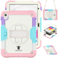 Turtle Shift Extreme Protection 360 Backcase Hoes iPad 11 en iPad 10 – 10.9 inch – Regenboog