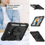 Turtle Shift Extreme Protection 360 Backcase Sleeve iPad 2018 / 2017 / iPad Air 2 - 9.7 inch - Black - Image 5