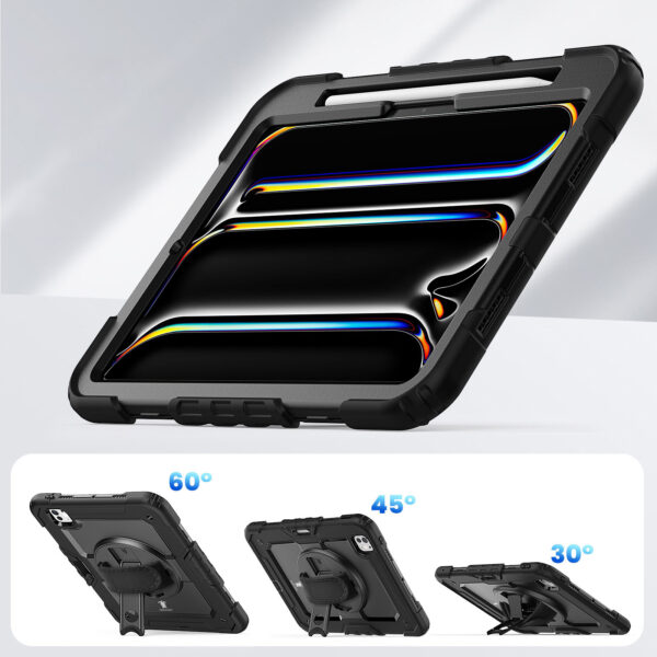 Turtle Shift Extreme Protection 360 Backcase Case Case iPad Pro M4 2024 - 11 inch - Black - Image 6