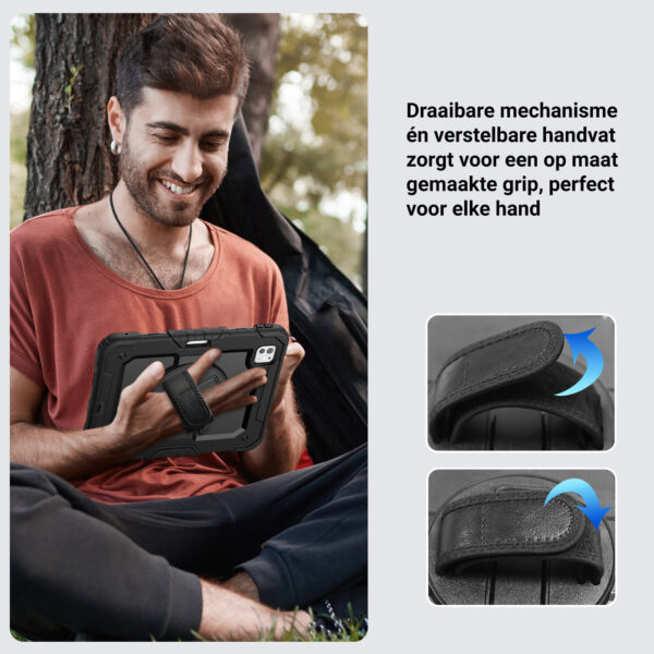 Turtle Shift Extreme Protection 360 Backcase Case Case iPad Pro M4 2024 - 11 inch - Black - Image 7