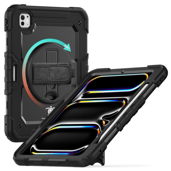 Turtle Shift Extreme Protection 360 Backcase Case Case iPad Pro M4 2024 - 11 inch - Black - Image 9