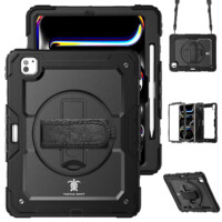 Turtle Shift Extreme Protection 360 Backcase Hoes iPad Pro M4 2024 – 13 inch – Zwart