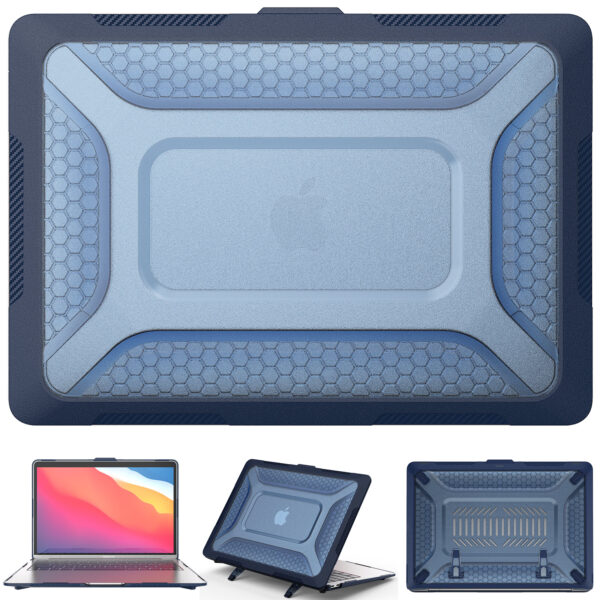 Turtle Shift Laptopcover Shield MacBook Air 13' inch - 2020 en 2018 - A2337 / A2179 / A1932 - Blauw