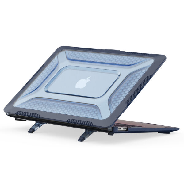 Turtle Shift Laptopcover Shield MacBook Air 13' inch - 2020 en 2018 - A2337 / A2179 / A1932 - Blauw - Afbeelding 5