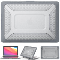 Turtle Shift Laptopcover Shield MacBook Air 13′ inch – 2020 en 2018 – A2337 / A2179 / A1932 – Grijs