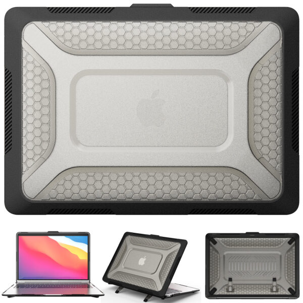 Turtle Shift Laptopcover Shield MacBook Air 13' inch - 2020 en 2018 - A2337 / A2179 / A1932 - Zwart