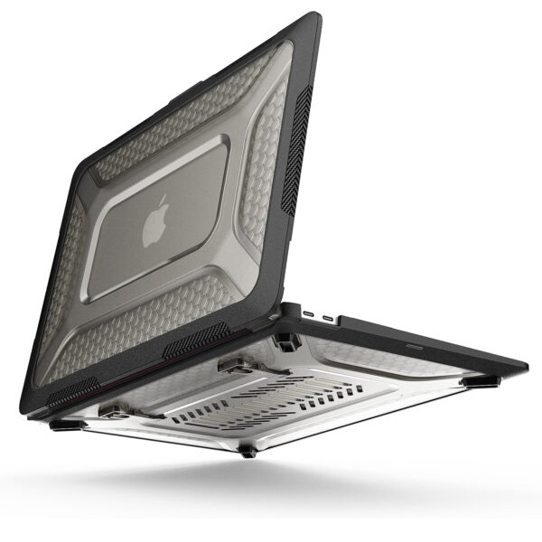 Turtle Shift Laptopcover Shield MacBook Air 13' inch - 2020 en 2018 - A2337 / A2179 / A1932 - Zwart - Afbeelding 4