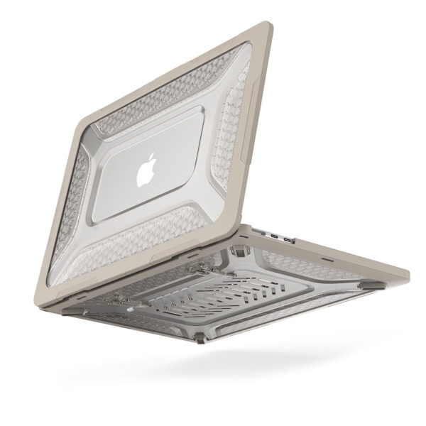 Turtle Shift Laptopcover Shield MacBook Air 13.6' inch - 2024 / 2022 - A2681 / A3113 - Beige - Afbeelding 4