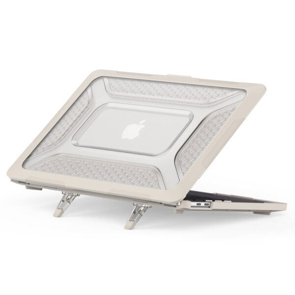 Turtle Shift Laptopcover Shield MacBook Air 13.6' inch - 2024 / 2022 - A2681 / A3113 - Beige - Afbeelding 5