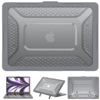 Turtle Shift Laptop Cover Shield MacBook Air 13.6′ inch – 2024 / 2022 – A2681 / A3113 – Gray