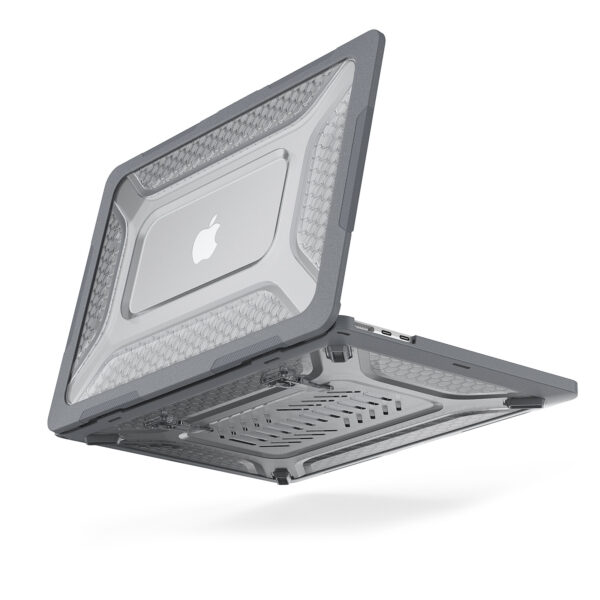 Turtle Shift Laptopcover Shield MacBook Air 13.6' inch - 2024 / 2022 - A2681 / A3113 - Grijs - Afbeelding 4