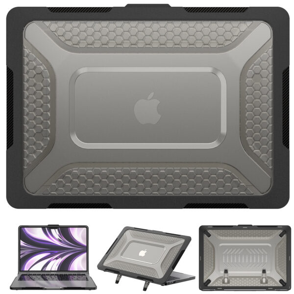 Turtle Shift Laptopcover Shield MacBook Air 13.6' inch - 2024 / 2022 - A2681 / A3113 - Zwart