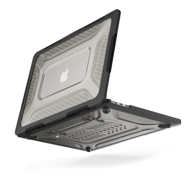 Turtle Shift Laptopcover Shield MacBook Air 13.6' inch - 2024 / 2022 - A2681 / A3113 - Zwart - Afbeelding 4
