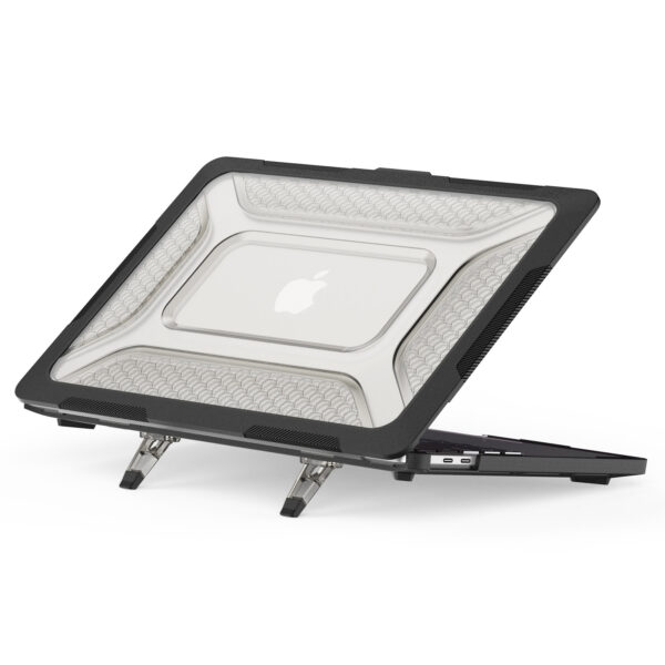 Turtle Shift Laptopcover Shield MacBook Air 13.6' inch - 2024 / 2022 - A2681 / A3113 - Zwart - Afbeelding 7