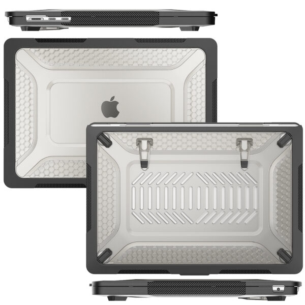 Turtle Shift Laptopcover Shield MacBook Air 15.3' inch - 2024 / 2023 - A2941 / A3114 - Zwart - Afbeelding 6
