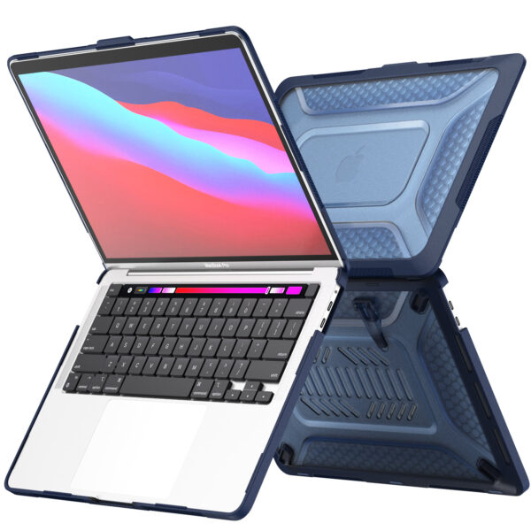 Turtle Shift Laptopcover Shield MacBook Pro 13' inch - 2022 / 2020 / 2018 - A2338 / A2289 / A2251 / A2159 / A1989 / 
A1706 / A1708 - Blauw - Afbeelding 12