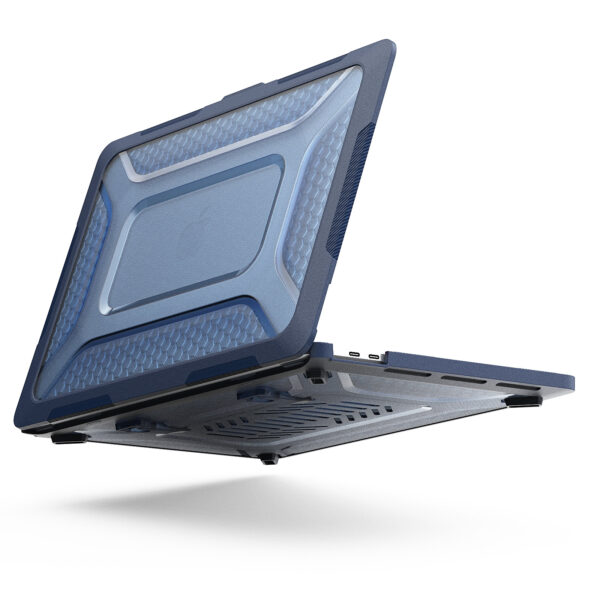 Turtle Shift Laptopcover Shield MacBook Pro 13' inch - 2022 / 2020 / 2018 - A2338 / A2289 / A2251 / A2159 / A1989 / 
A1706 / A1708 - Blauw - Afbeelding 4