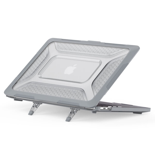 Turtle Shift Laptopcover Shield MacBook Pro 13' inch - 2022 / 2020 / 2018 - A2338 / A2289 / A2251 / A2159 / A1989 / 
A1706 / A1708 - Grijs - Afbeelding 5
