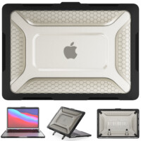 Turtle Shift Laptop Cover Shield MacBook Pro 13′ inch – 2022 / 2020 / 2018 – A2338 / A2289 / A2251 / A2159 / A1989 / 
A1706 / A1708 – Black